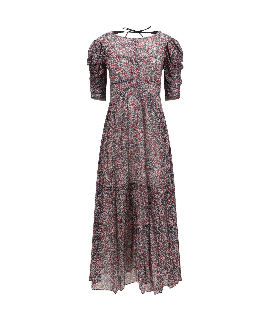 ISABEL MARANT ETOILE Серое хлопковое повседневное платье, фото 1