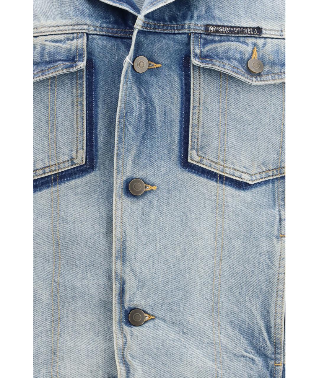 MAISON MARGIELA Синяя хлопковая куртка, фото 3