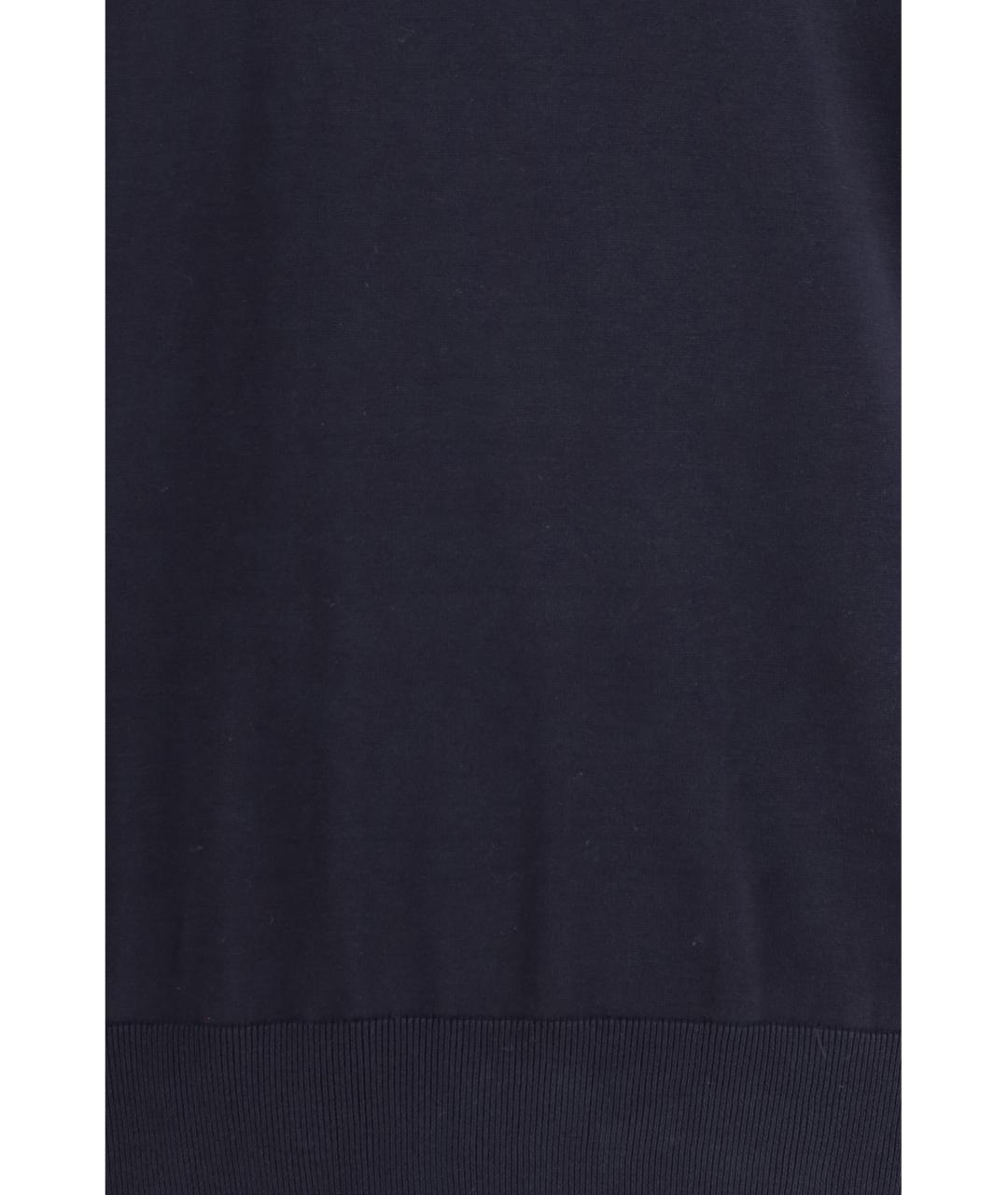 LANEUS Темно-синий хлопковый джемпер / свитер, фото 3