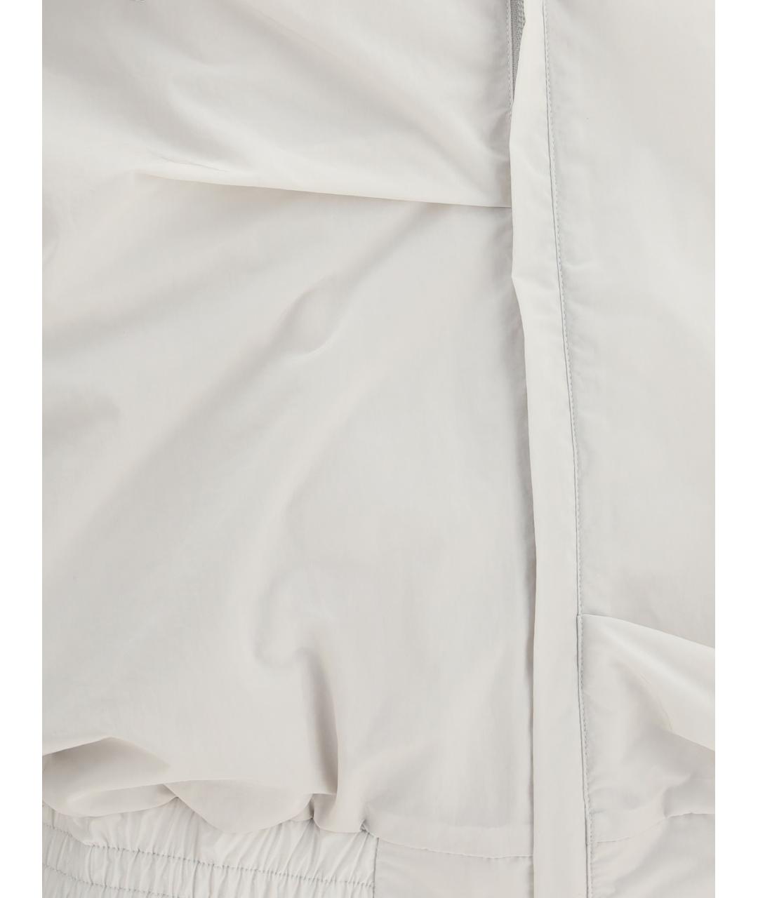 ALAINPAUL Белая полиамидовая куртка, фото 3