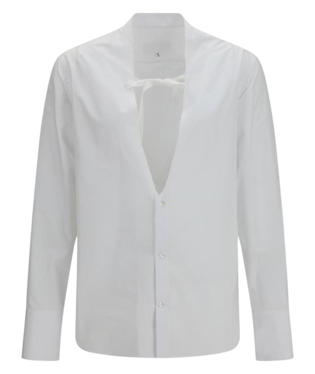 MAISON MARGIELA Белая хлопковая кэжуал рубашка, фото 1