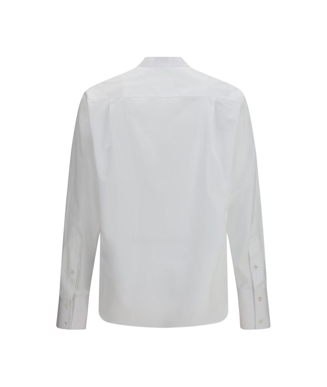 MAISON MARGIELA Белая хлопковая кэжуал рубашка, фото 2