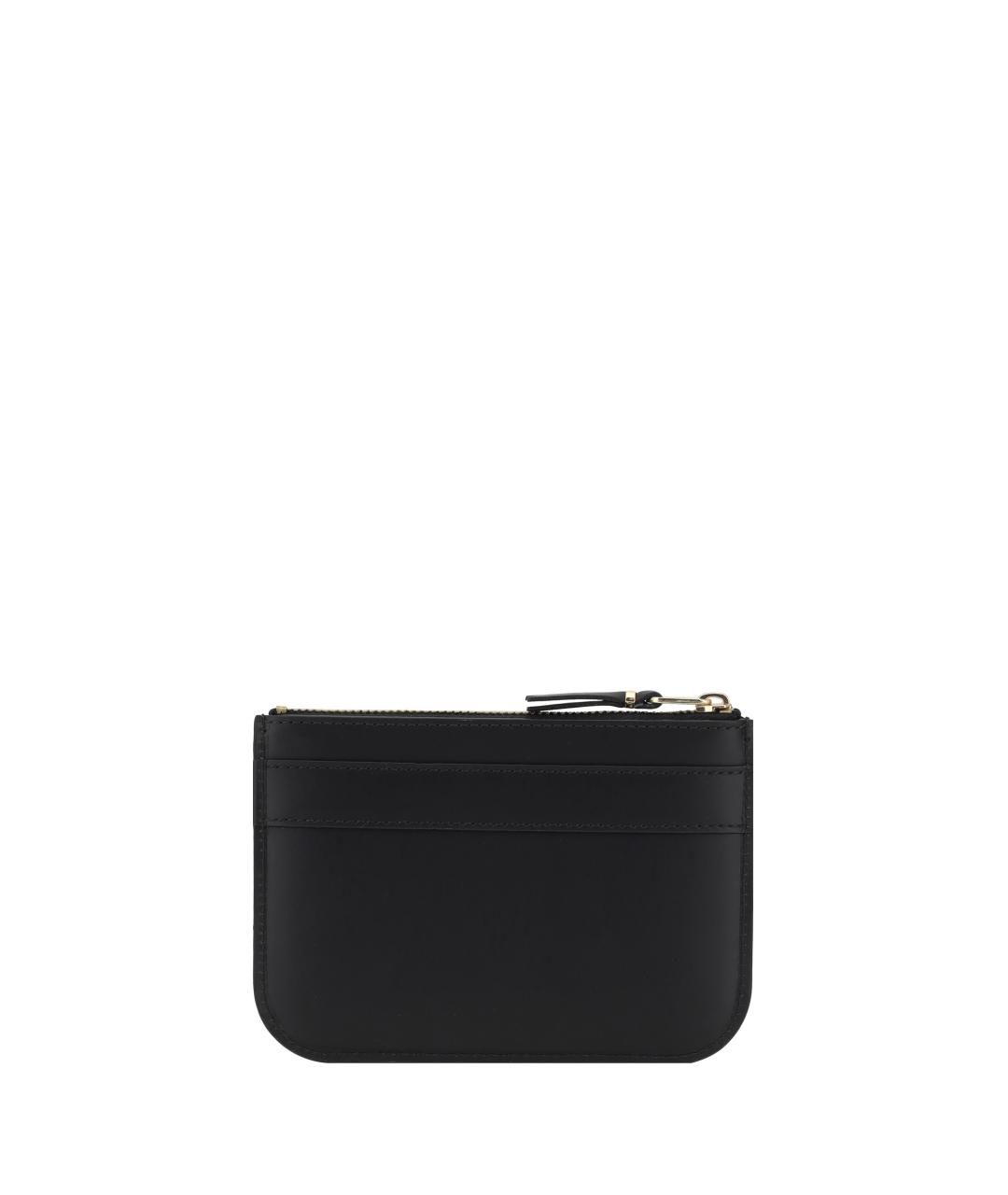 COMME DES GARÇONS Черный кожаный кошелек, фото 2