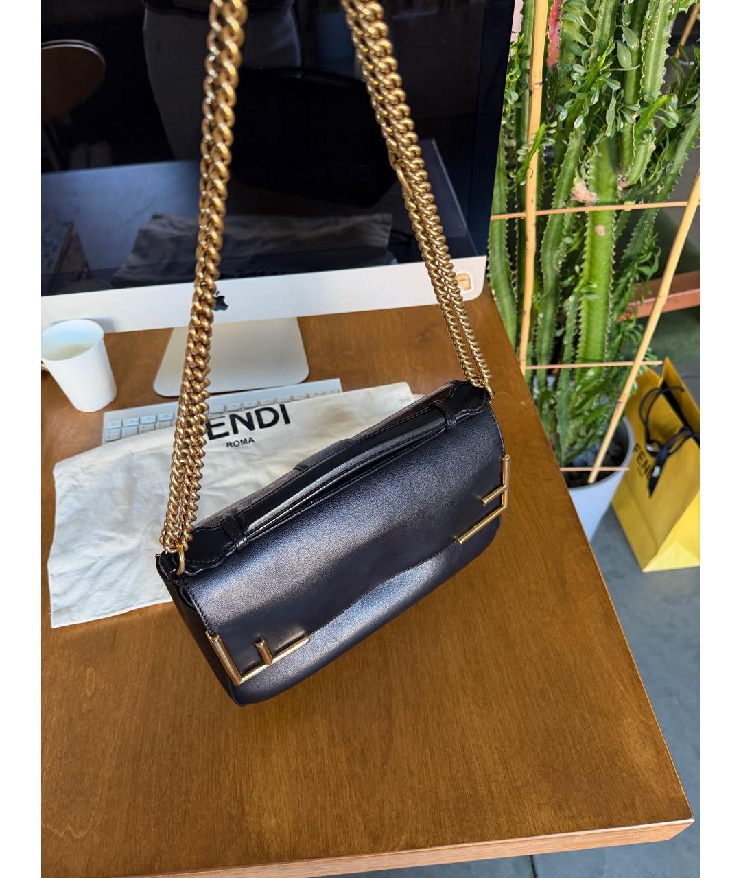 FENDI Коричневая сумка через плечо, фото 7