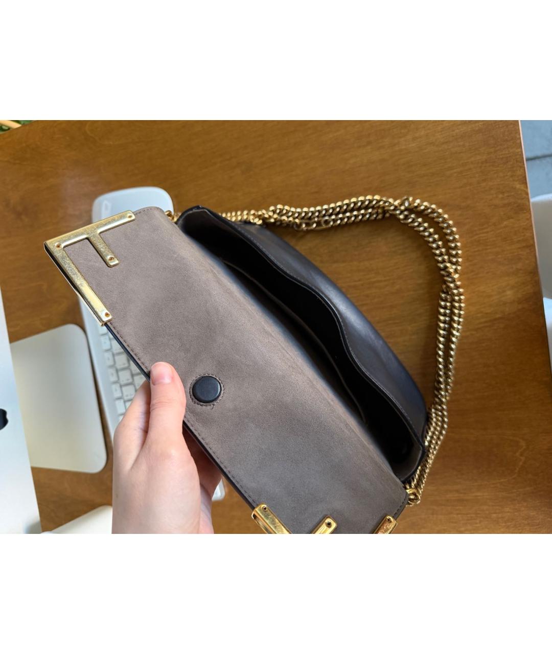 FENDI Коричневая сумка через плечо, фото 5