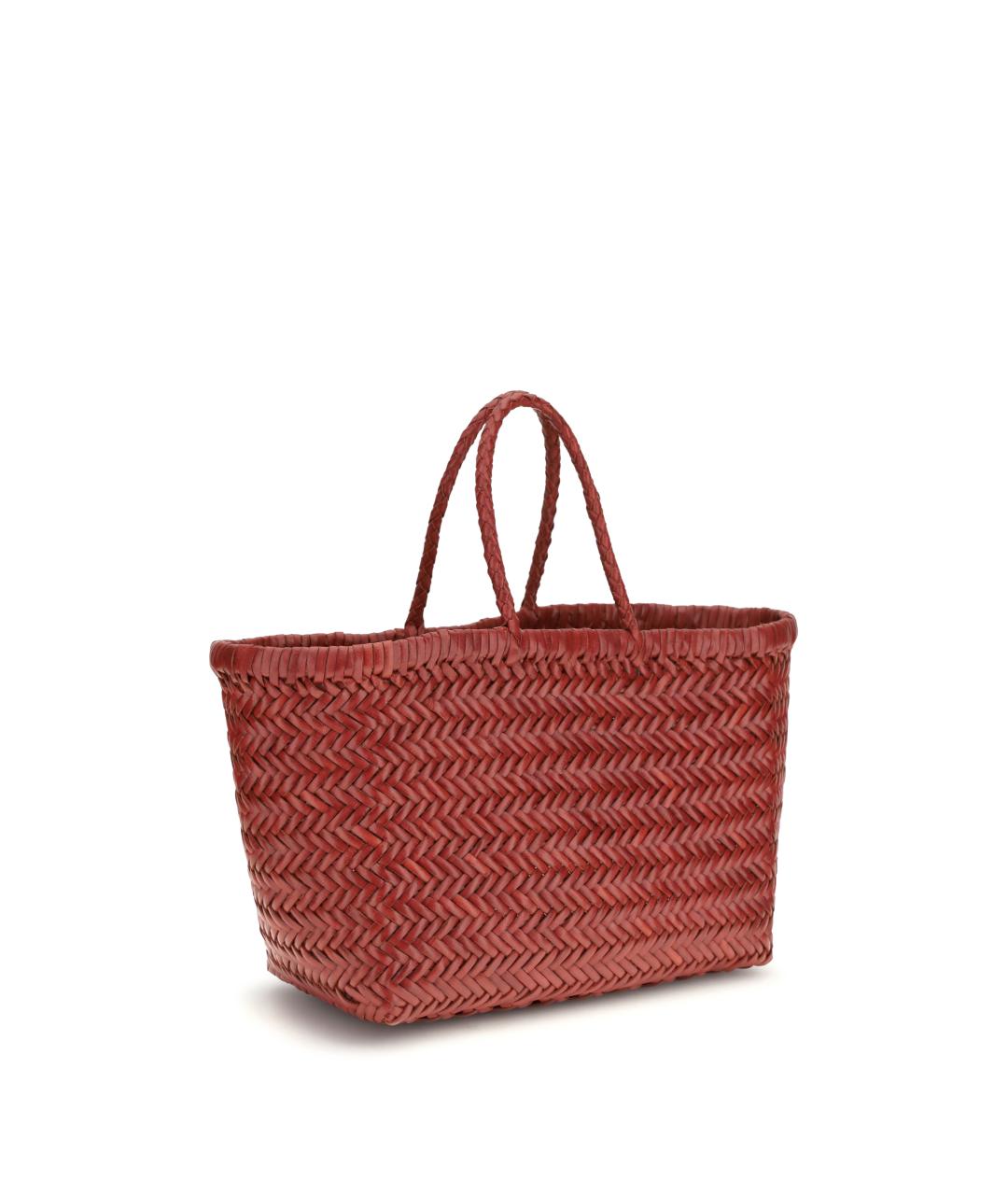 Dragon Diffusion Красная кожаная сумка тоут, фото 2