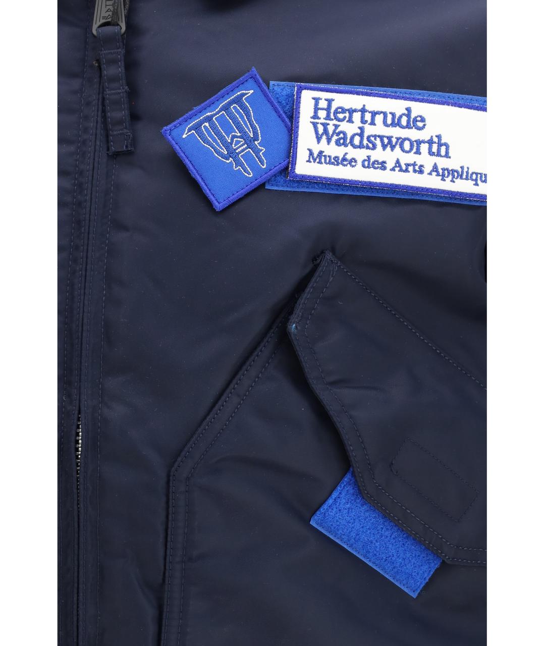 GR10K Синяя полиамидовая куртка, фото 3