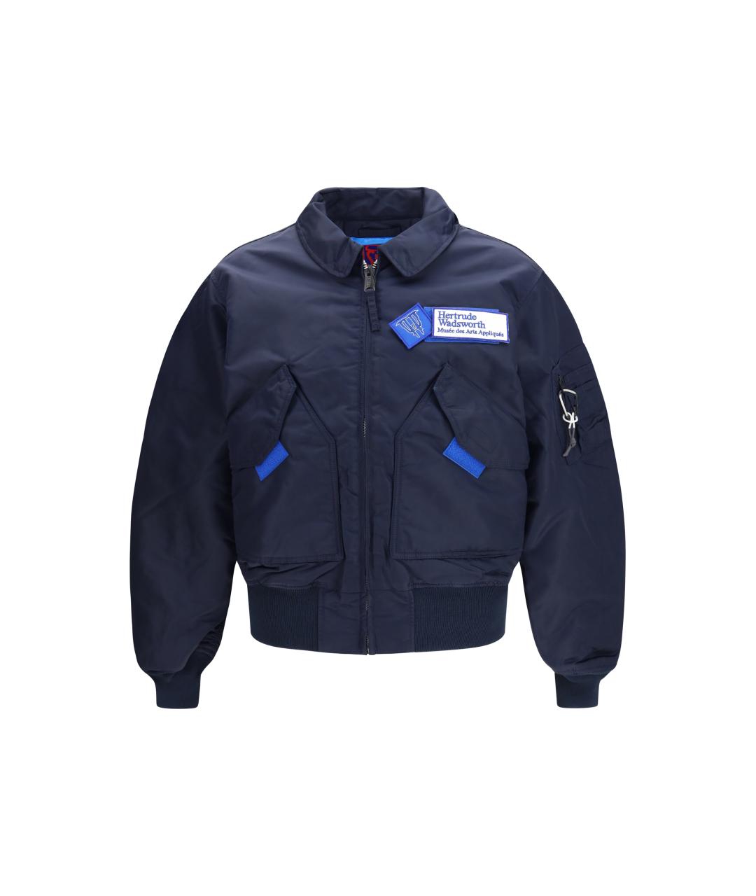 GR10K Синяя полиамидовая куртка, фото 1