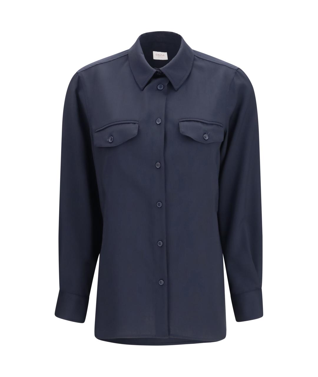 Cruna Черная шерстяная рубашка, фото 1