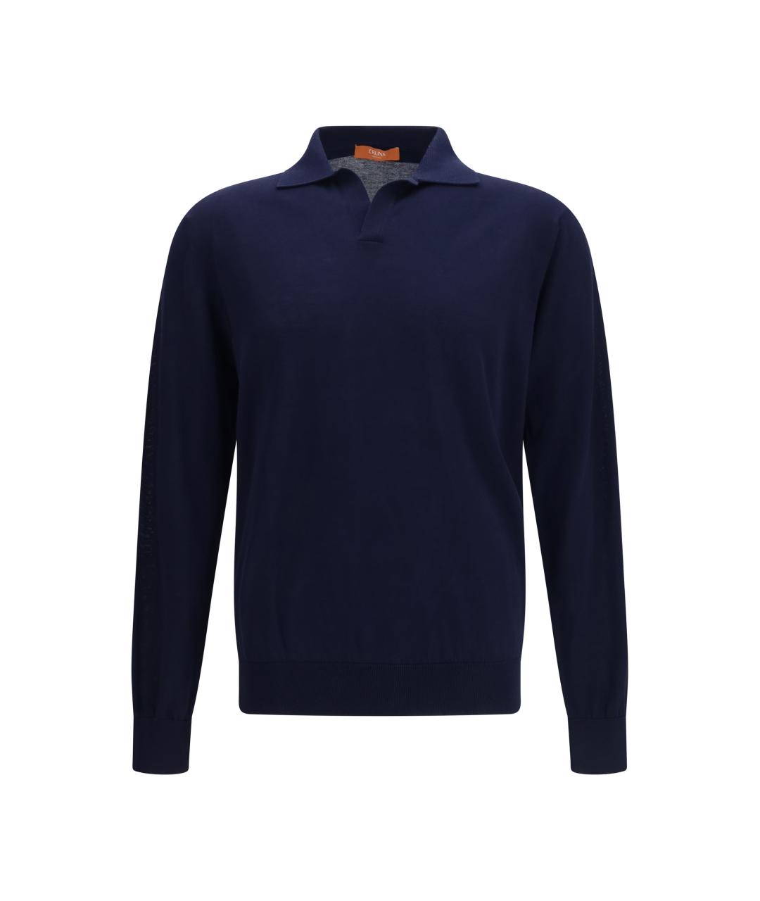 Cruna Синий хлопковый джемпер / свитер, фото 1