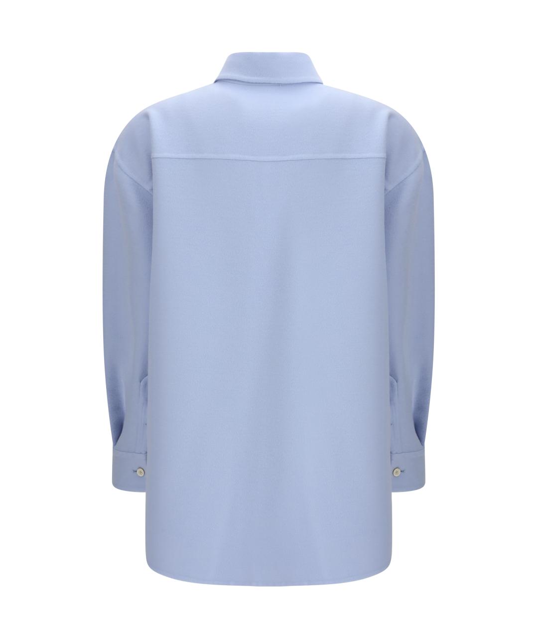FABIANA FILIPPI Голубая шерстяная рубашка, фото 2