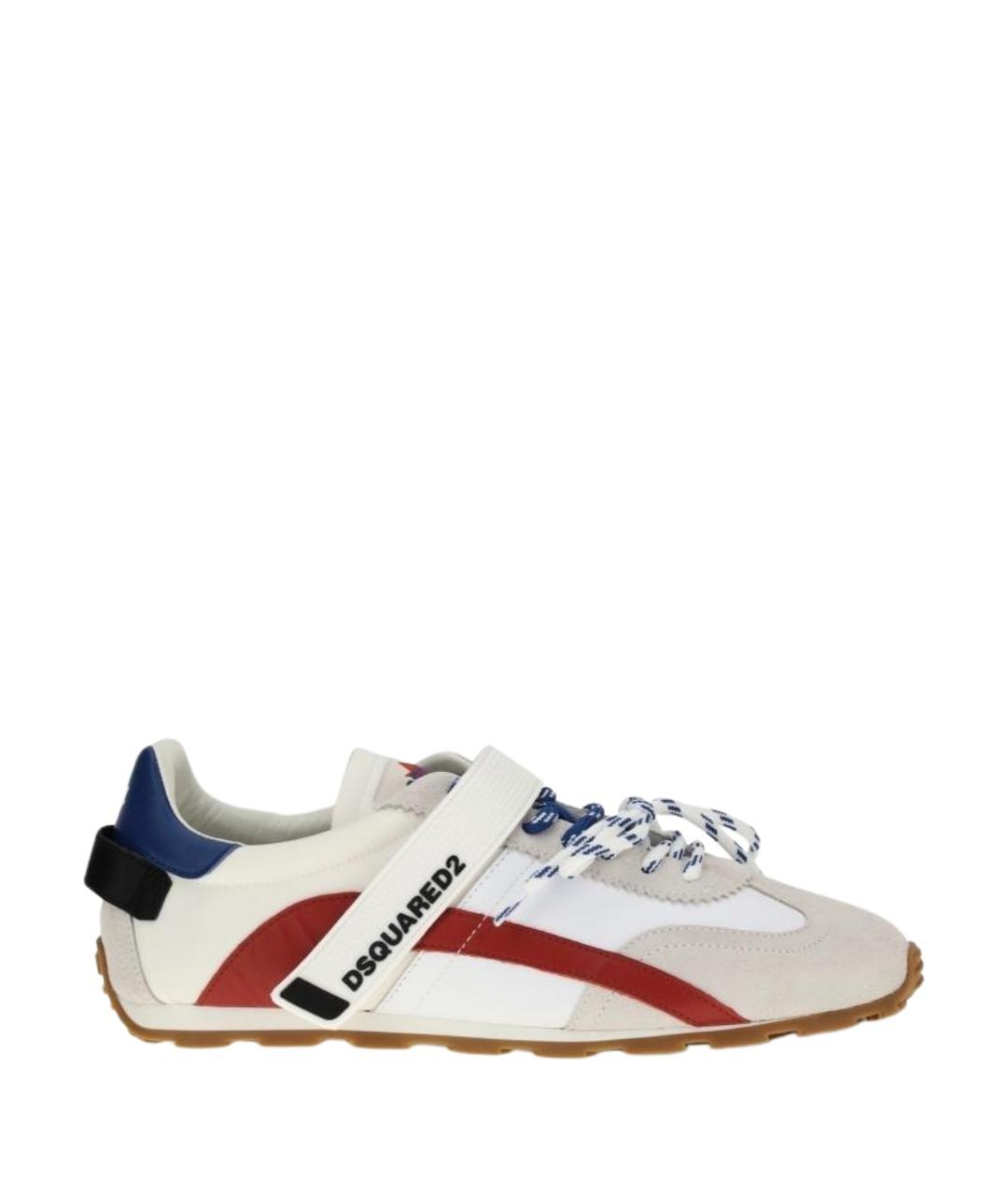 DSQUARED2 Мульти кожаные низкие кроссовки / кеды, фото 1