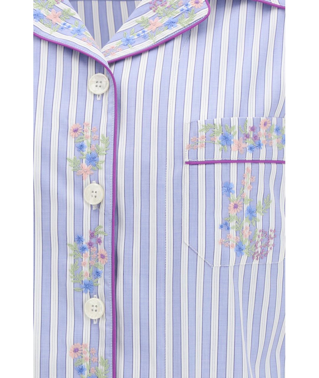 DOLCE&GABBANA Голубая хлопковая рубашка, фото 3