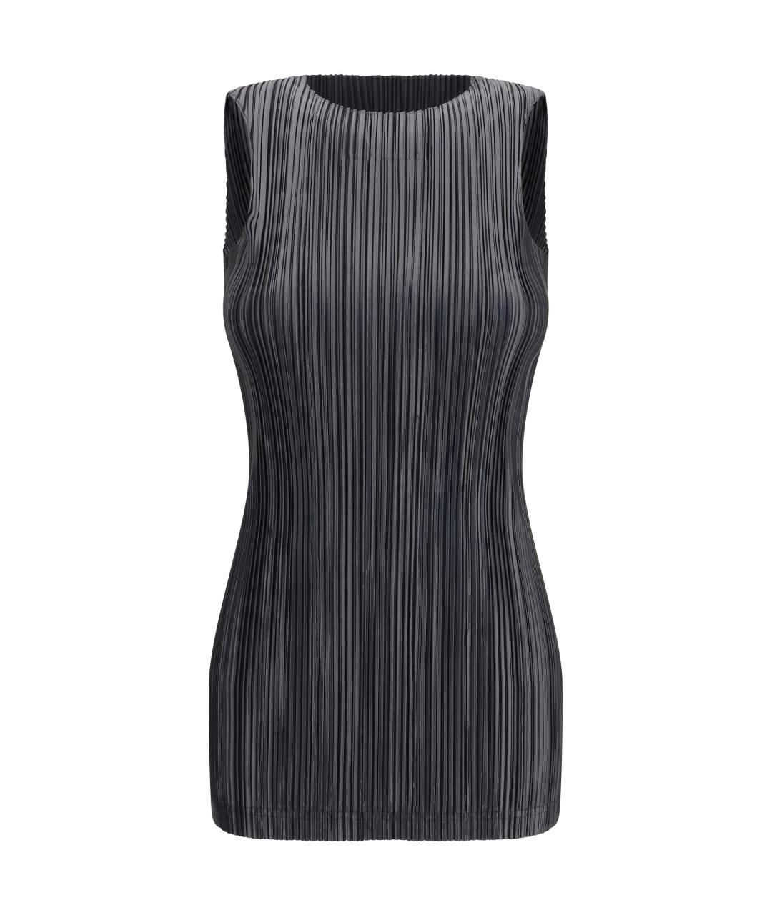 PHOEBE PHILO Черная полиэстеровая майка, фото 1