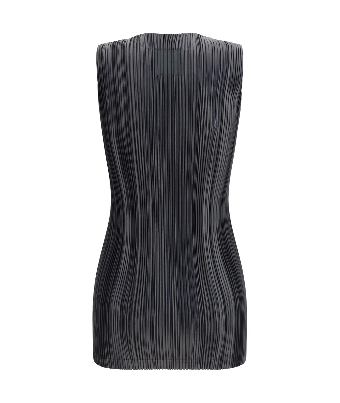 PHOEBE PHILO Черная полиэстеровая майка, фото 2