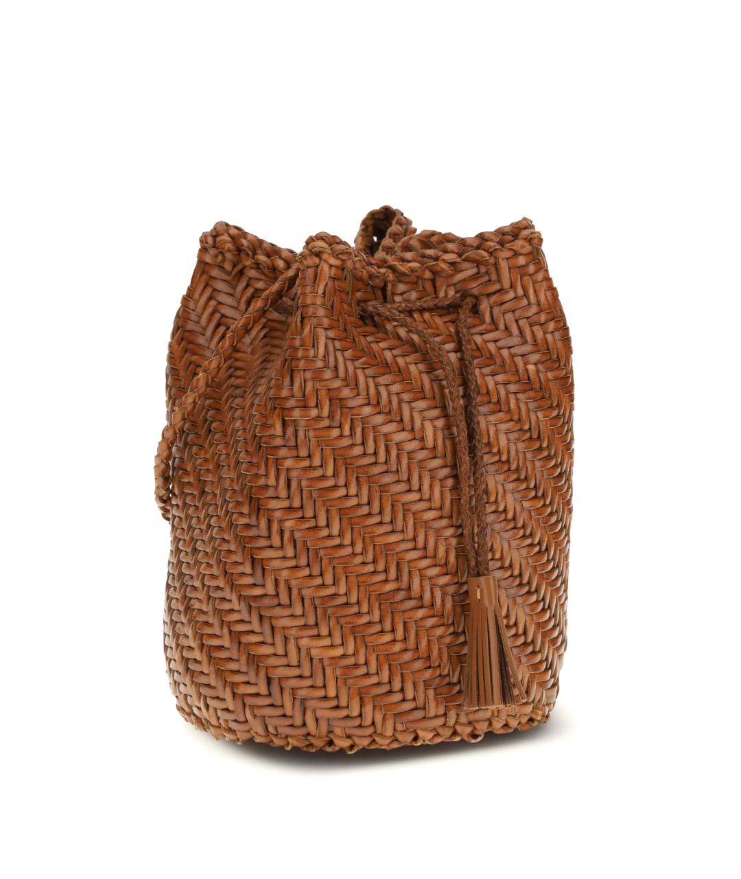 Dragon Diffusion Бежевая кожаная сумка с короткими ручками, фото 2