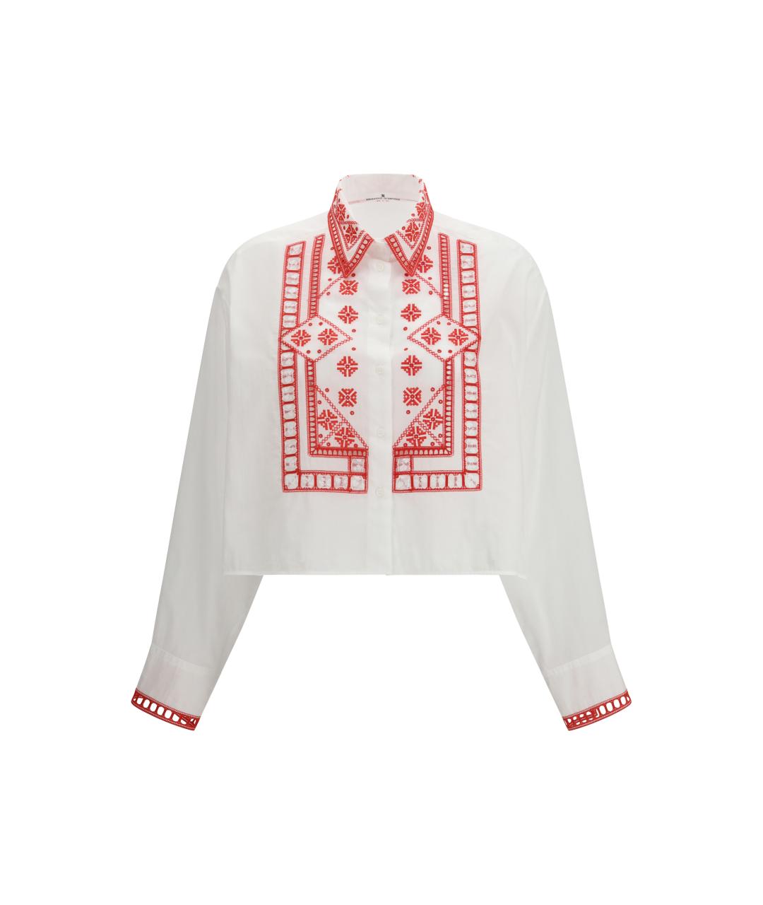 ERMANNO SCERVINO Мульти хлопковая рубашка, фото 4