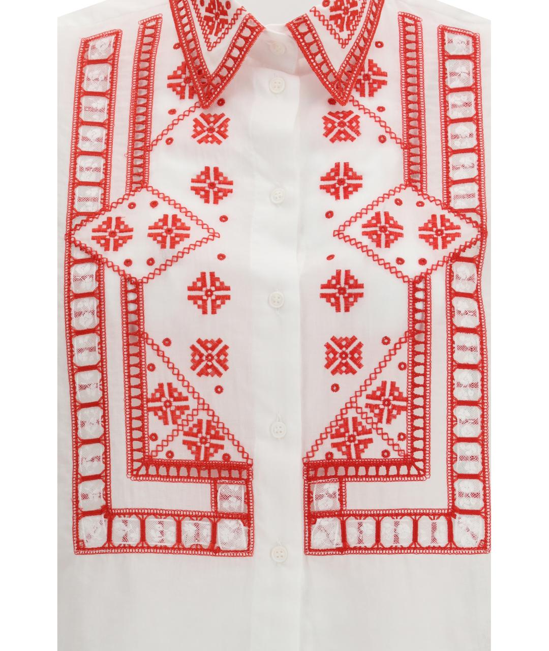 ERMANNO SCERVINO Мульти хлопковая рубашка, фото 3