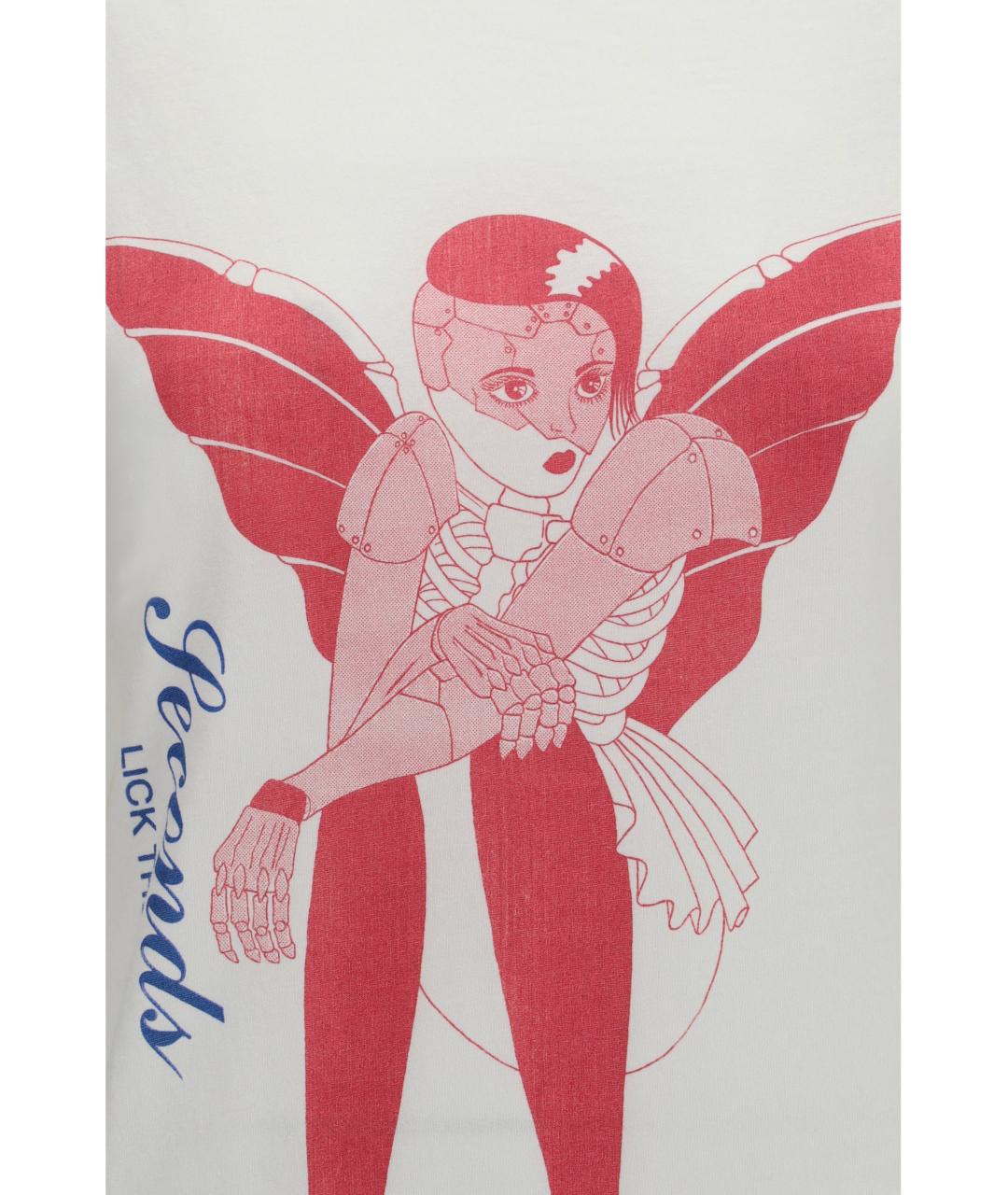 OUR LEGACY Белая хлопковая футболка, фото 3