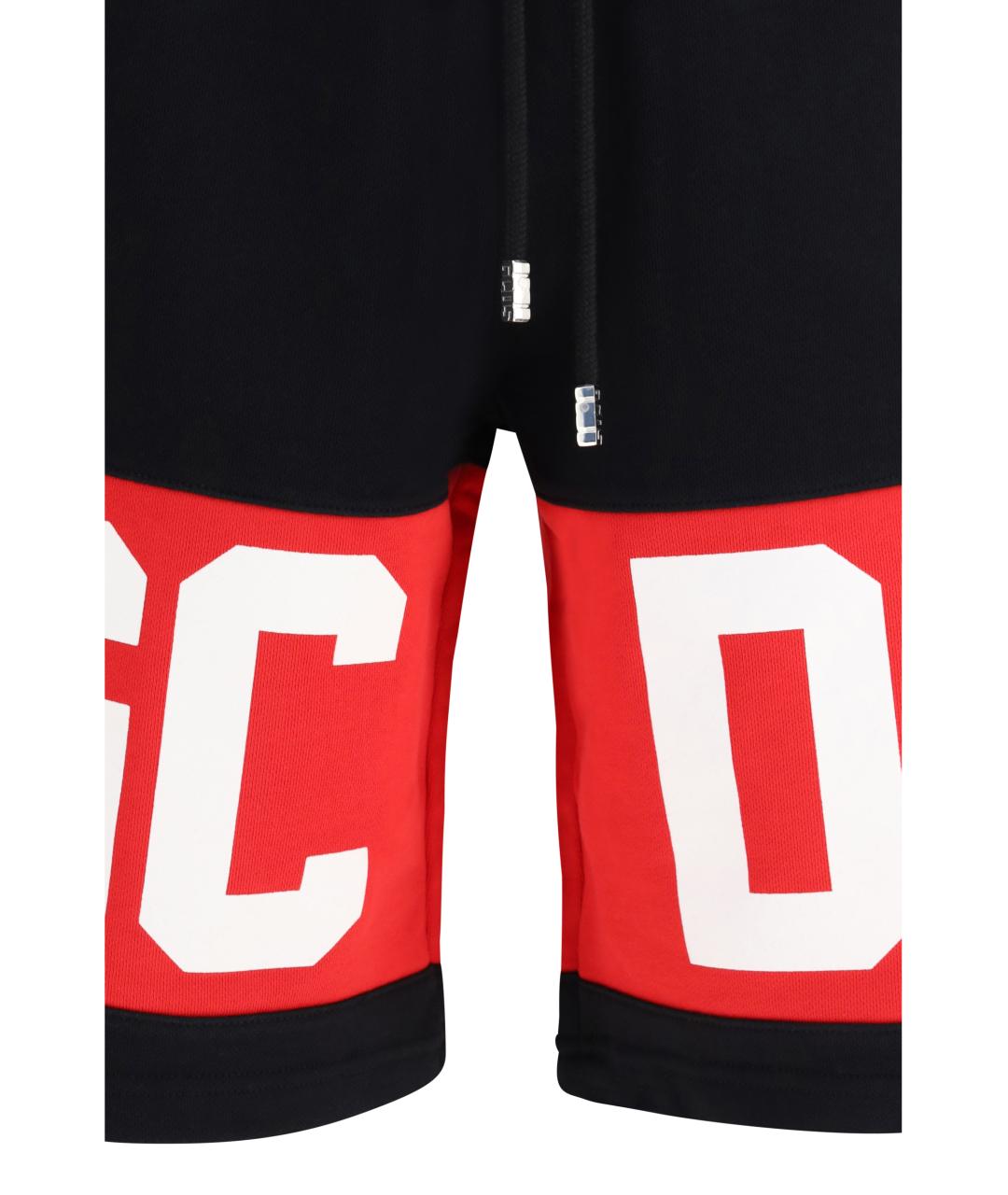 GCDS Черные хлопковые шорты, фото 3