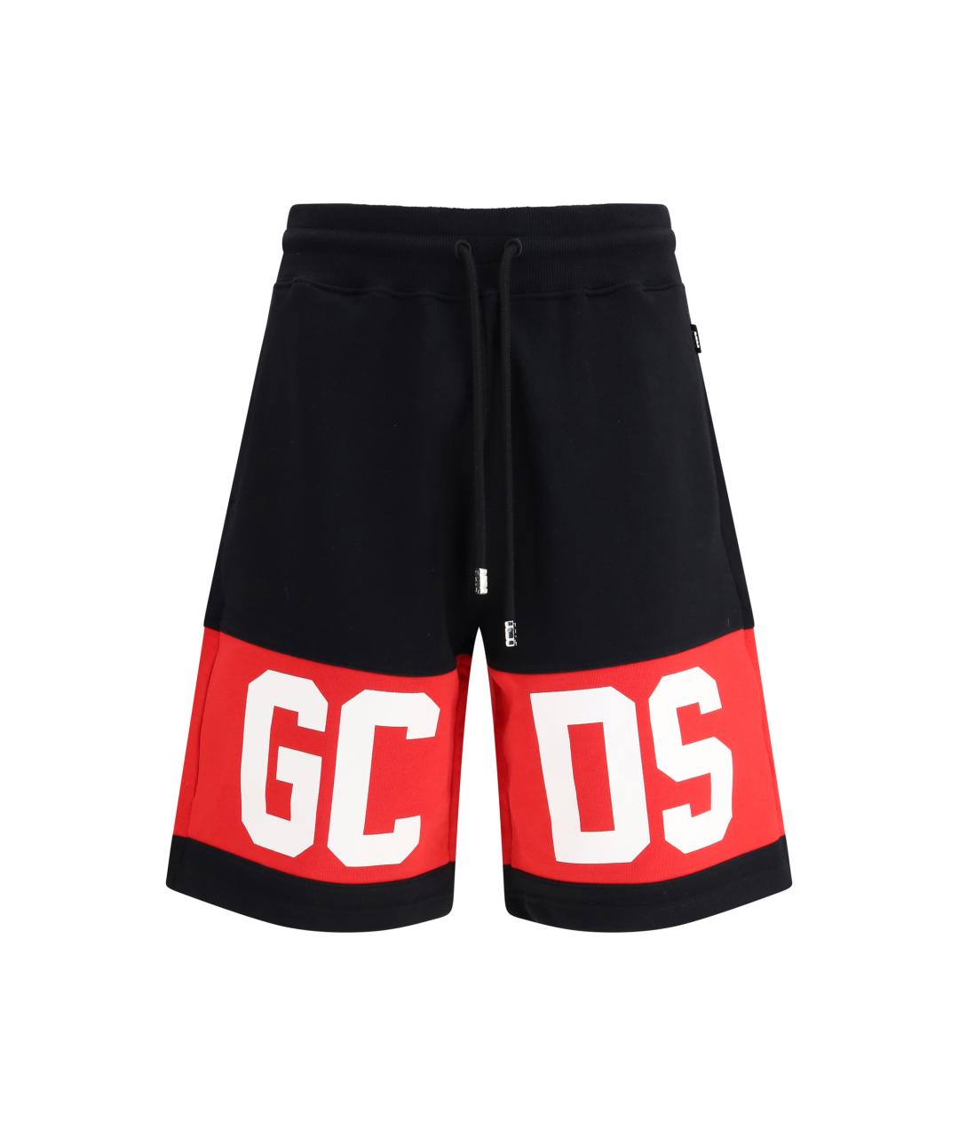 GCDS Черные хлопковые шорты, фото 1