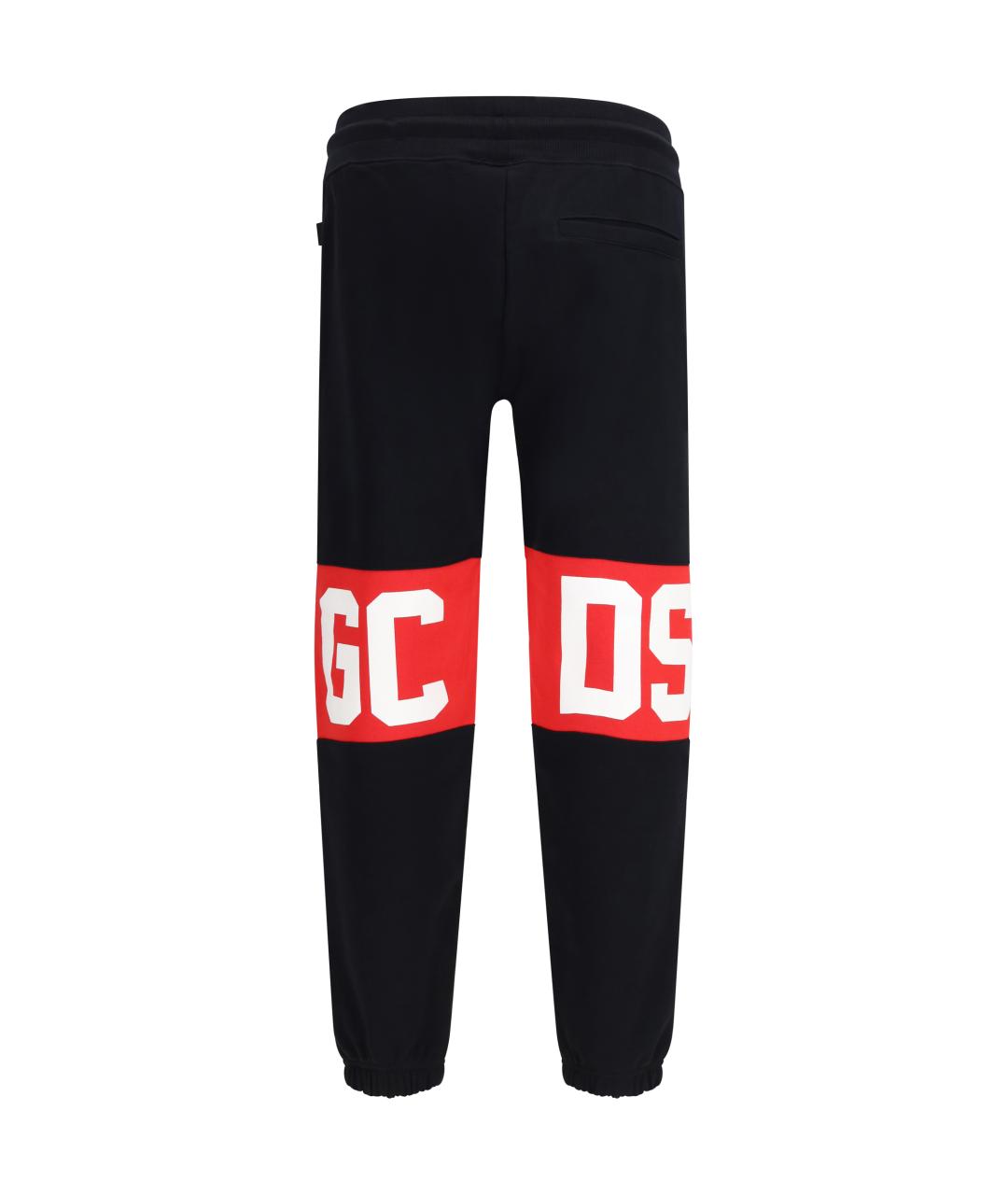 GCDS Черные хлопковые повседневные брюки, фото 2