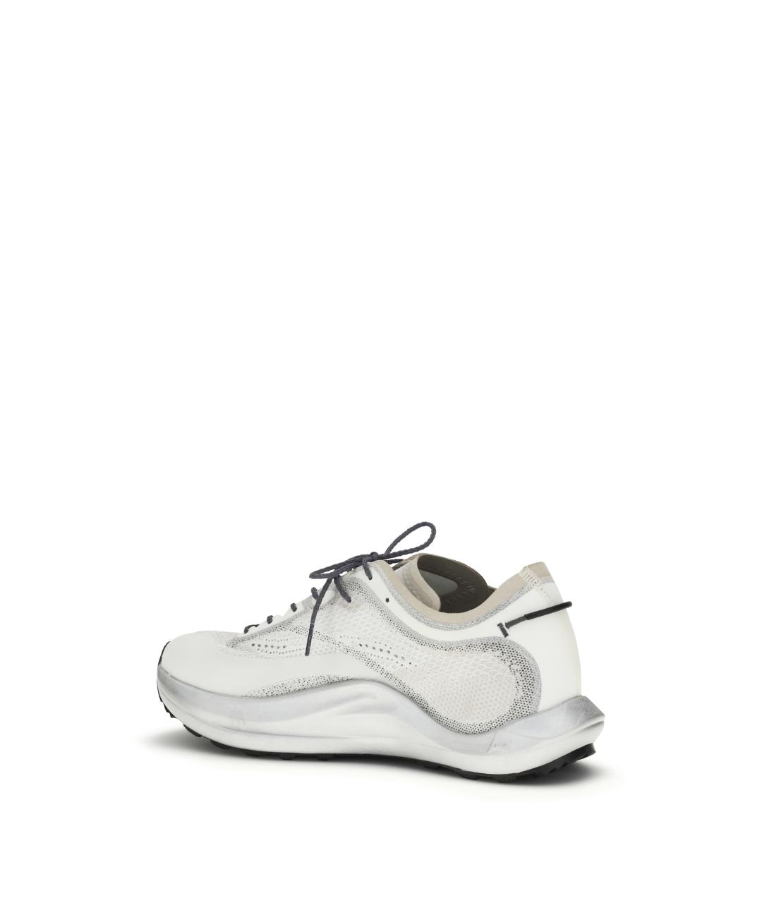 ROA Белые текстильные низкие кроссовки / кеды, фото 3