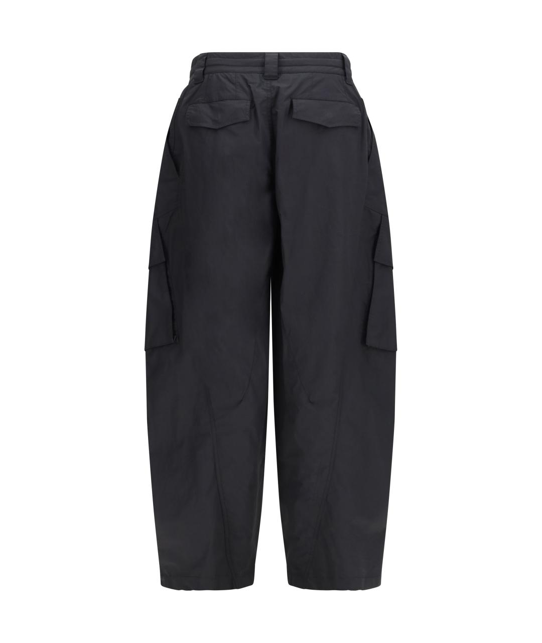 DOLCE&GABBANA Черные хлопковые повседневные брюки, фото 2