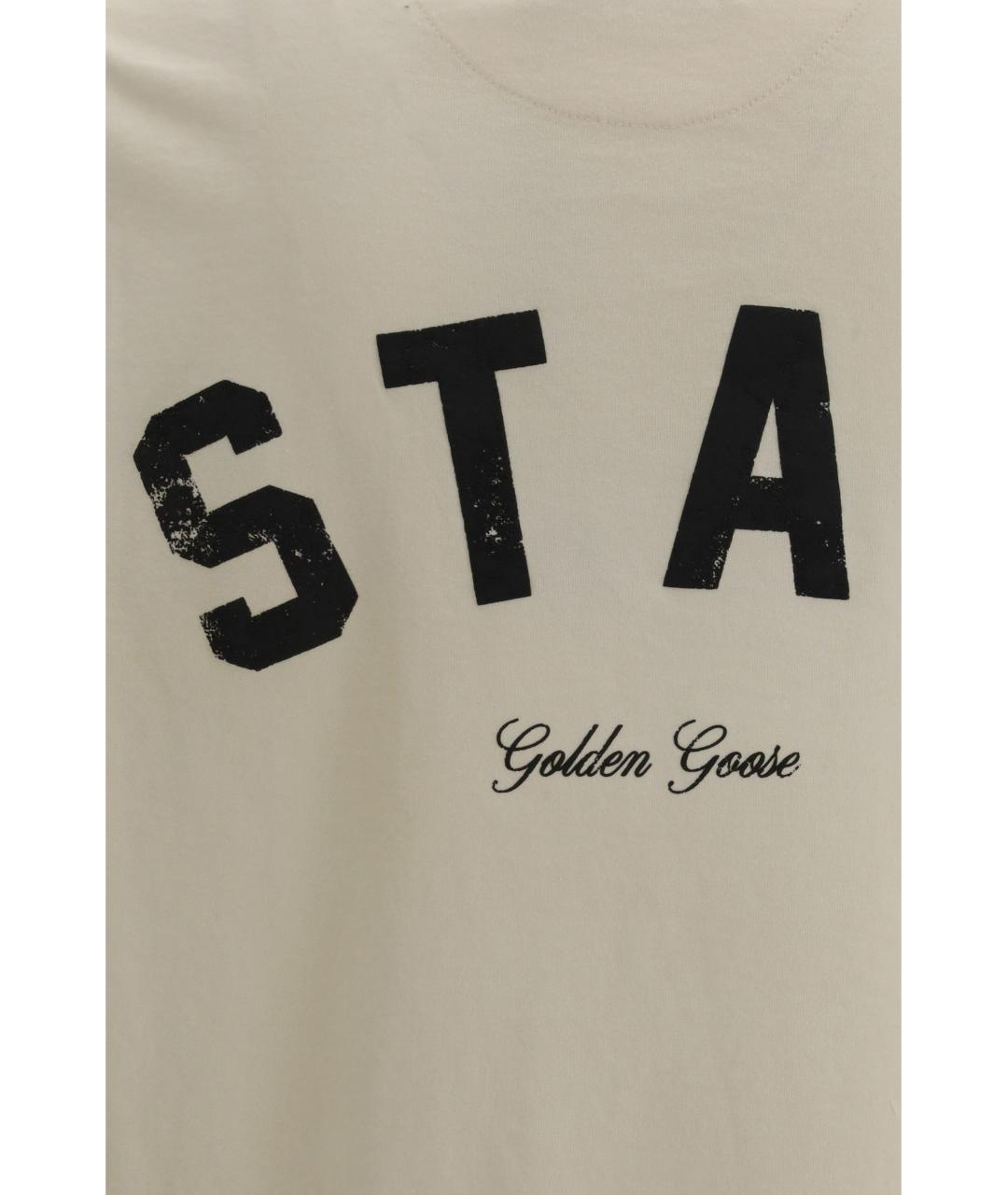 GOLDEN GOOSE DELUXE BRAND Хлопковая футболка, фото 3