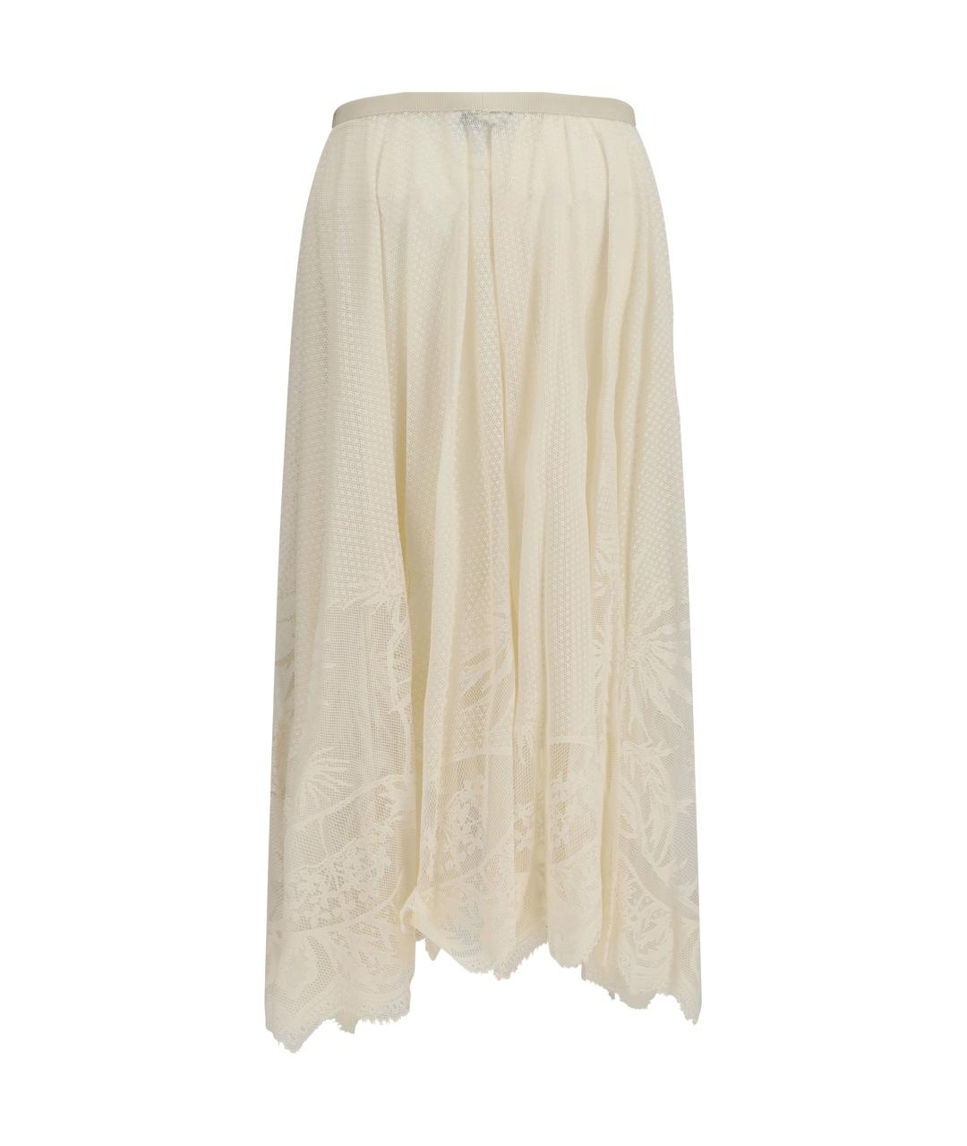 FABIANA FILIPPI Бежевая хлопковая юбка миди, фото 2