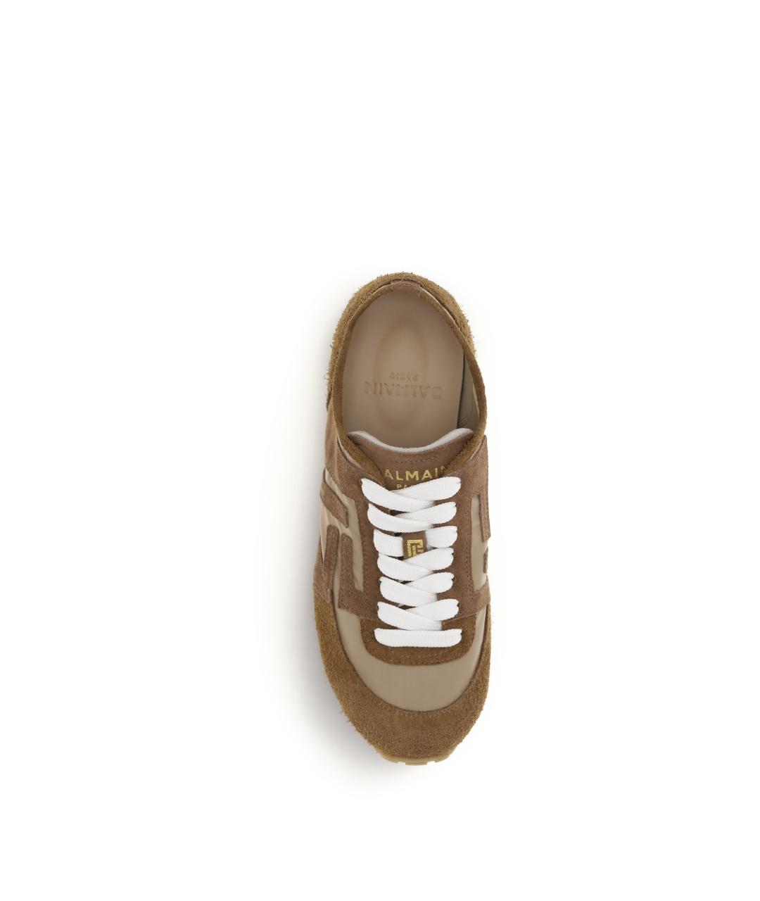 BALMAIN Мульти кожаные кроссовки, фото 4