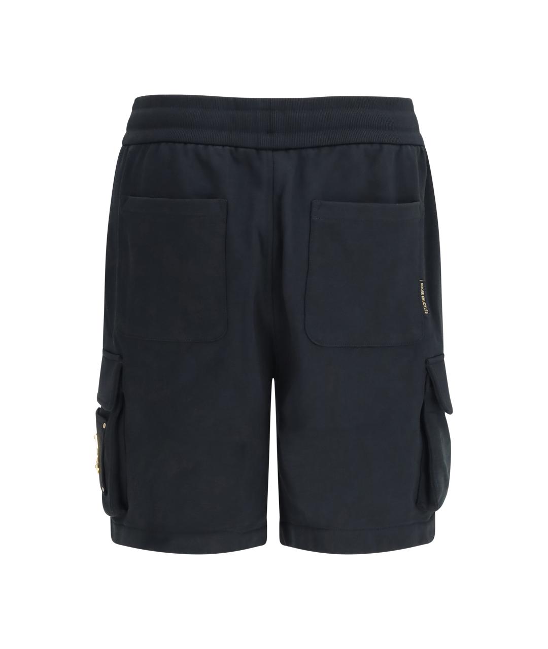 MOOSE KNUCKLES Черные хлопковые шорты, фото 2