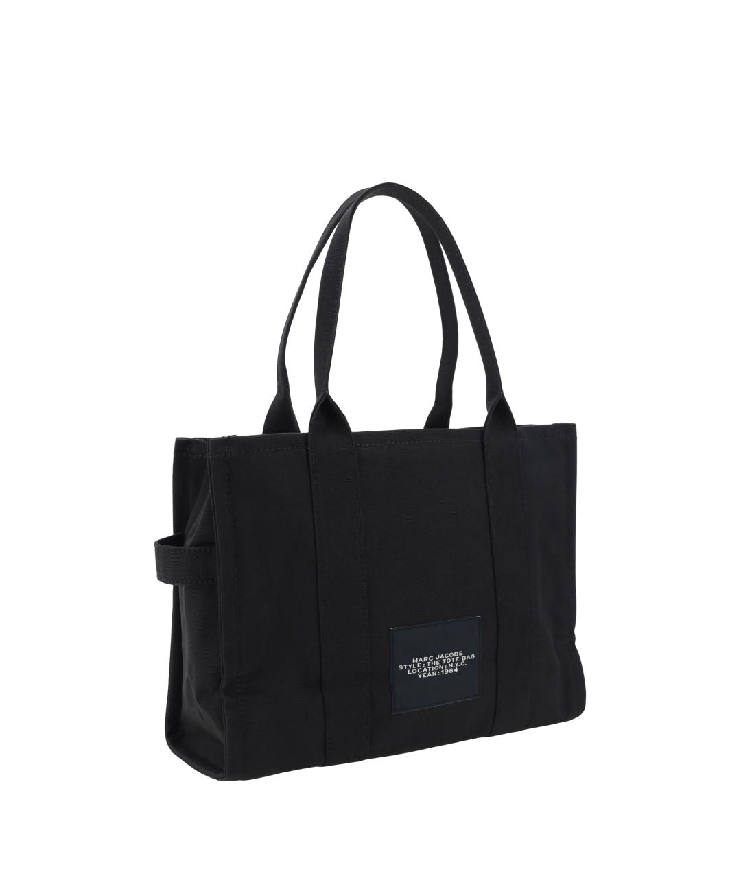 MARC JACOBS Черная хлопковая сумка тоут, фото 3