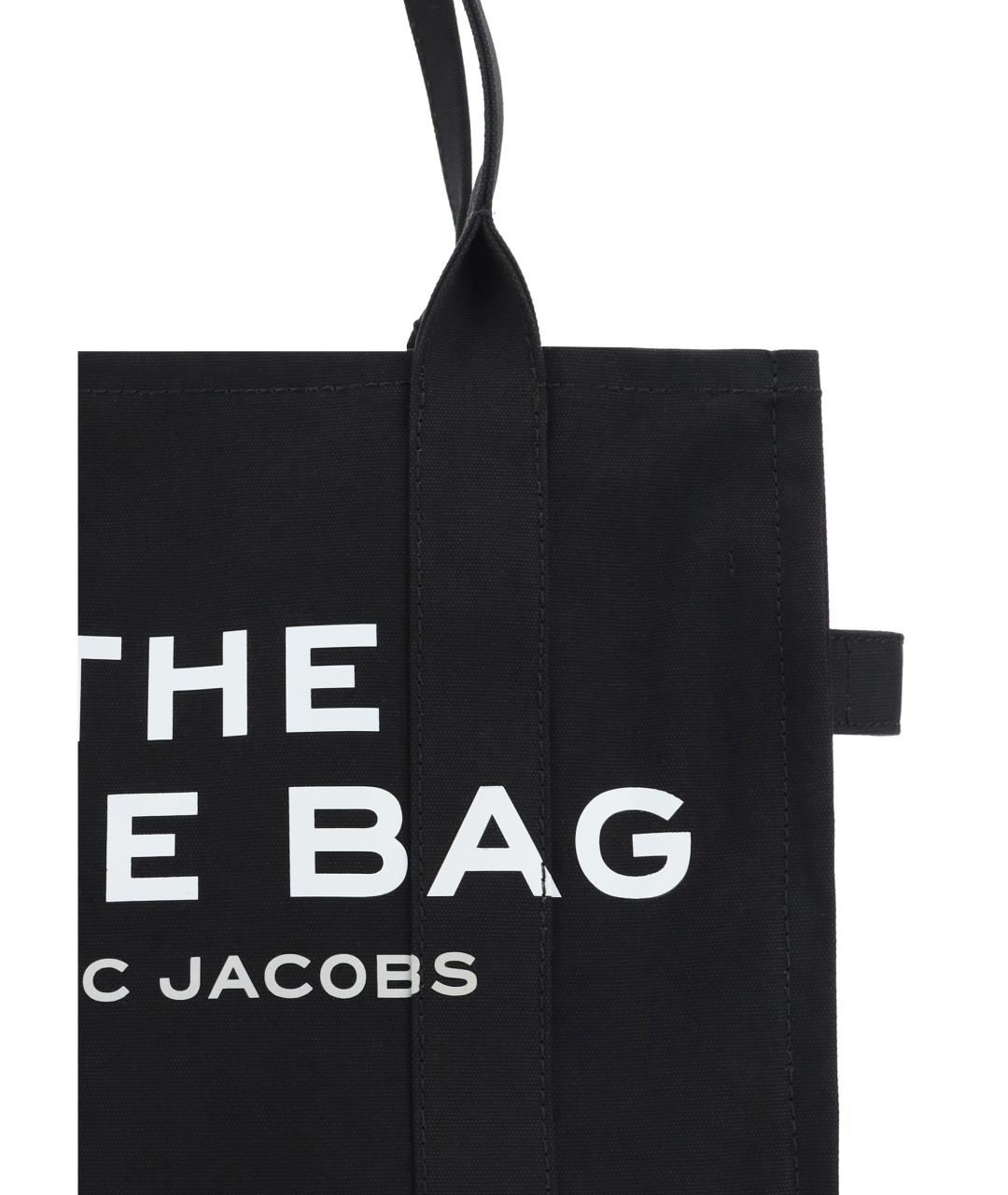 MARC JACOBS Черная хлопковая сумка тоут, фото 4