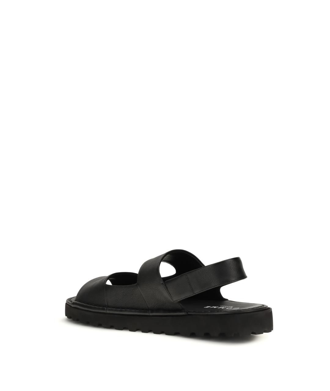 MARSELL Черные кожаные сандалии, фото 3