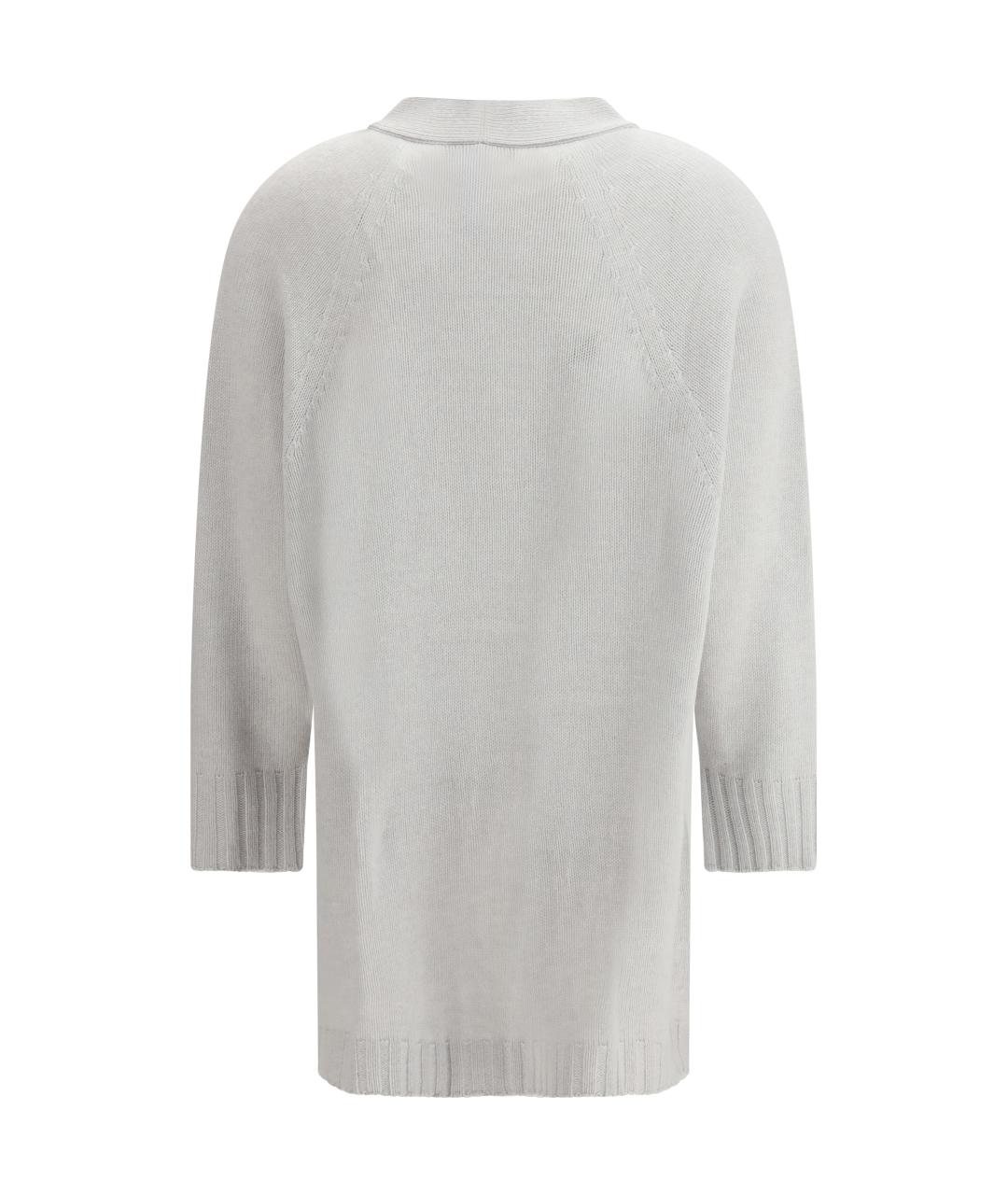 FABIANA FILIPPI Серый шерстяной джемпер / свитер, фото 2