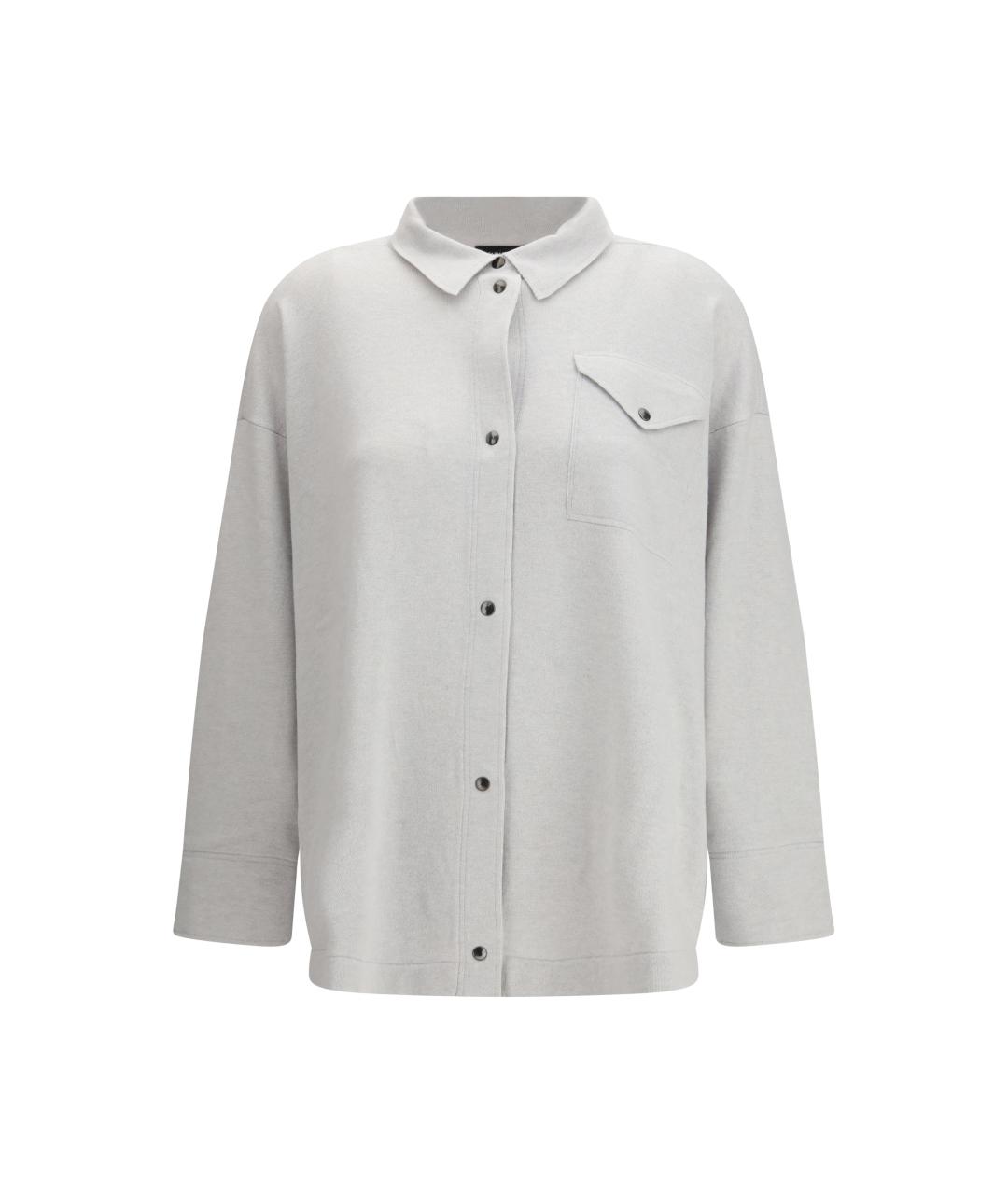 FABIANA FILIPPI Серая шерстяная рубашка, фото 1