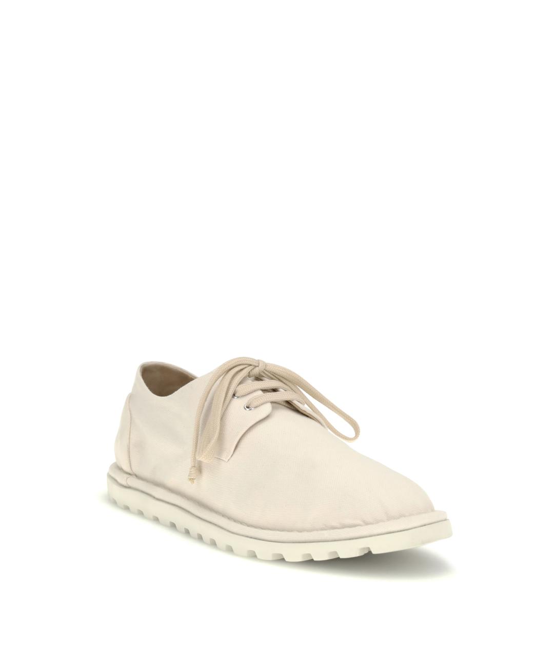 MARSELL Бежевые текстильные низкие ботинки, фото 2