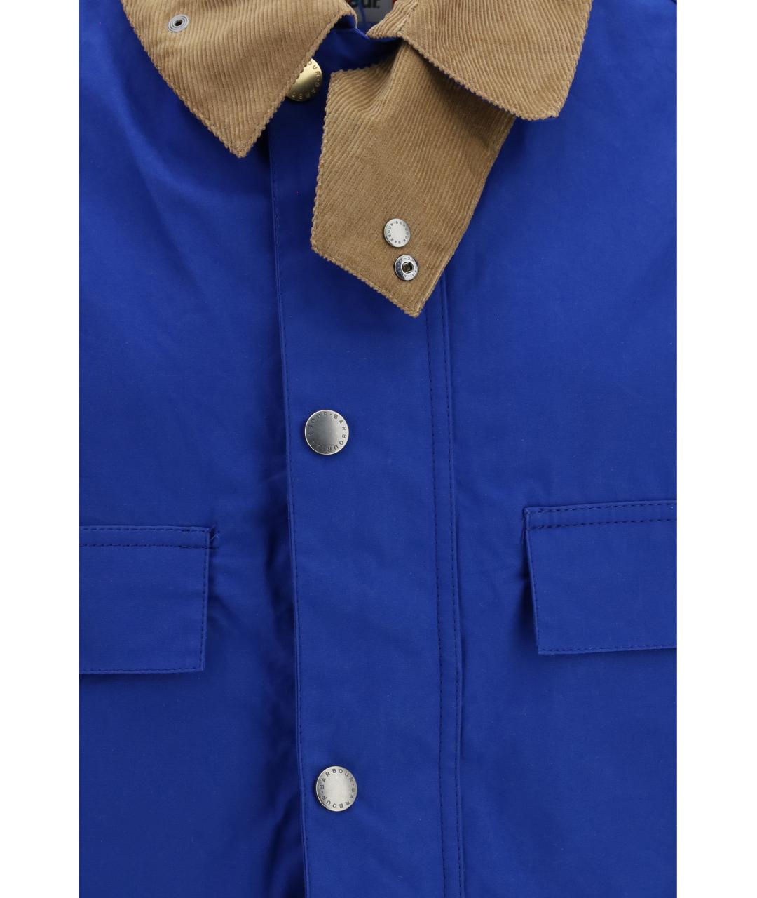 BARBOUR Синяя хлопковая куртка, фото 3