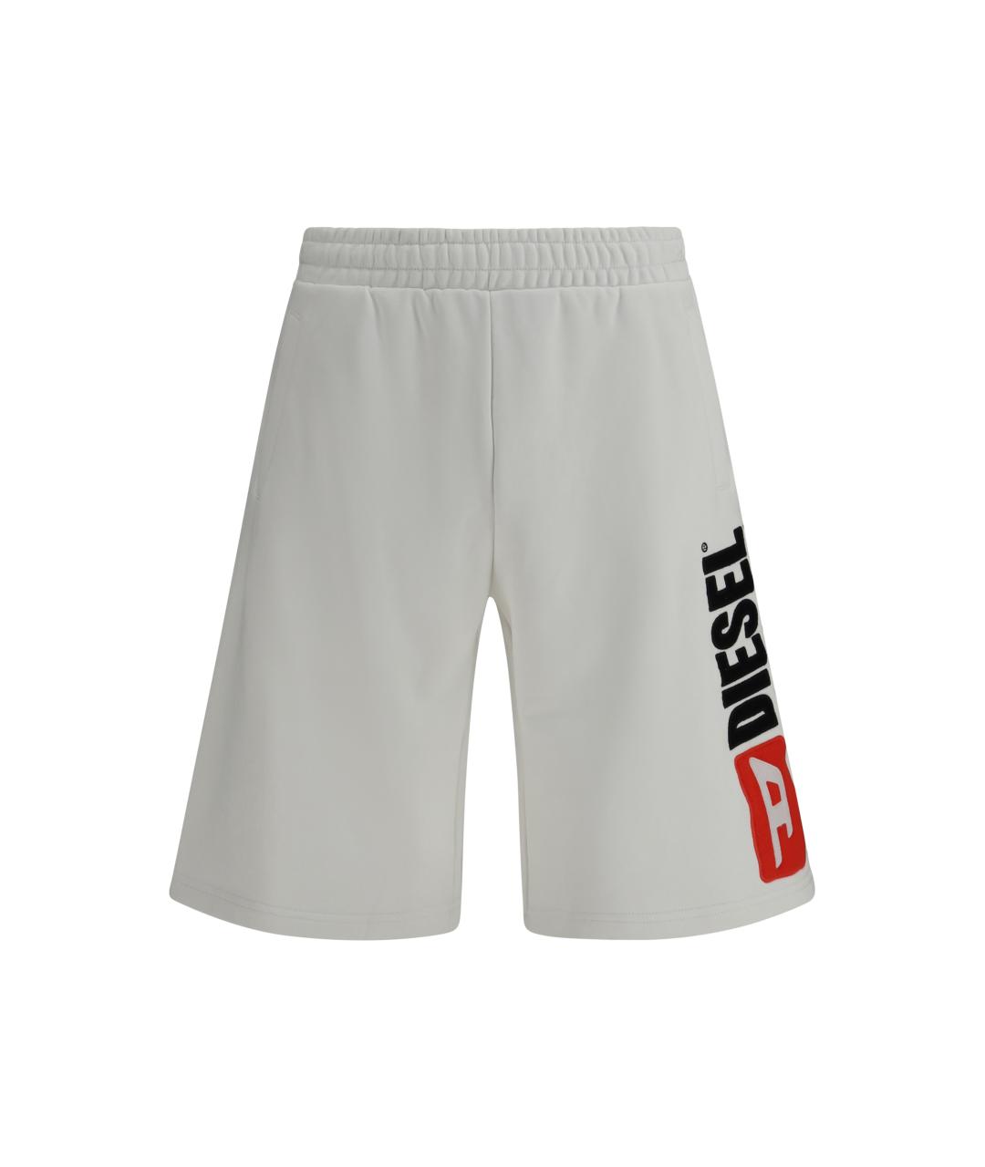 DIESEL Белые хлопковые шорты, фото 1