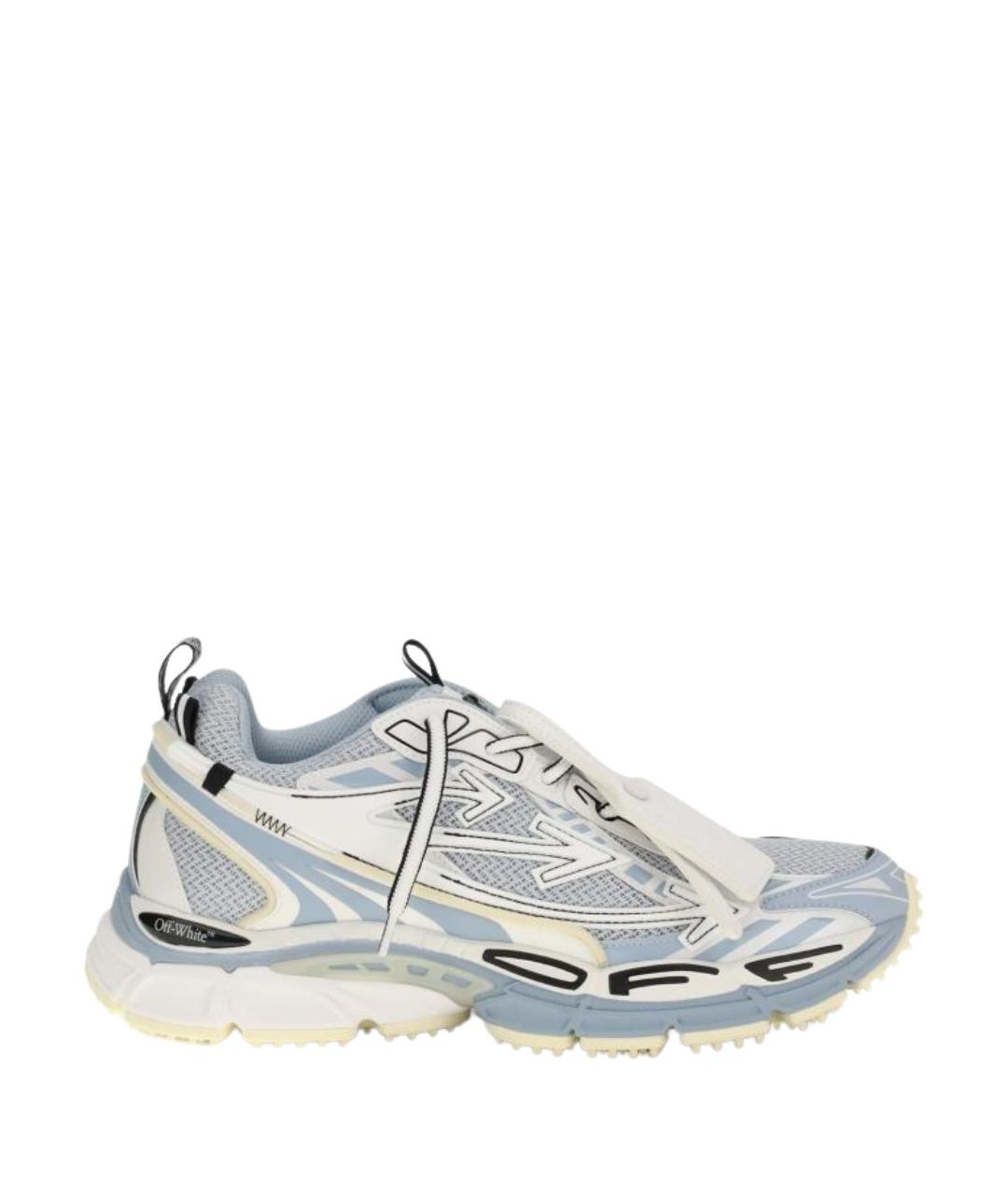 OFF-WHITE Мульти текстильные низкие кроссовки / кеды, фото 1