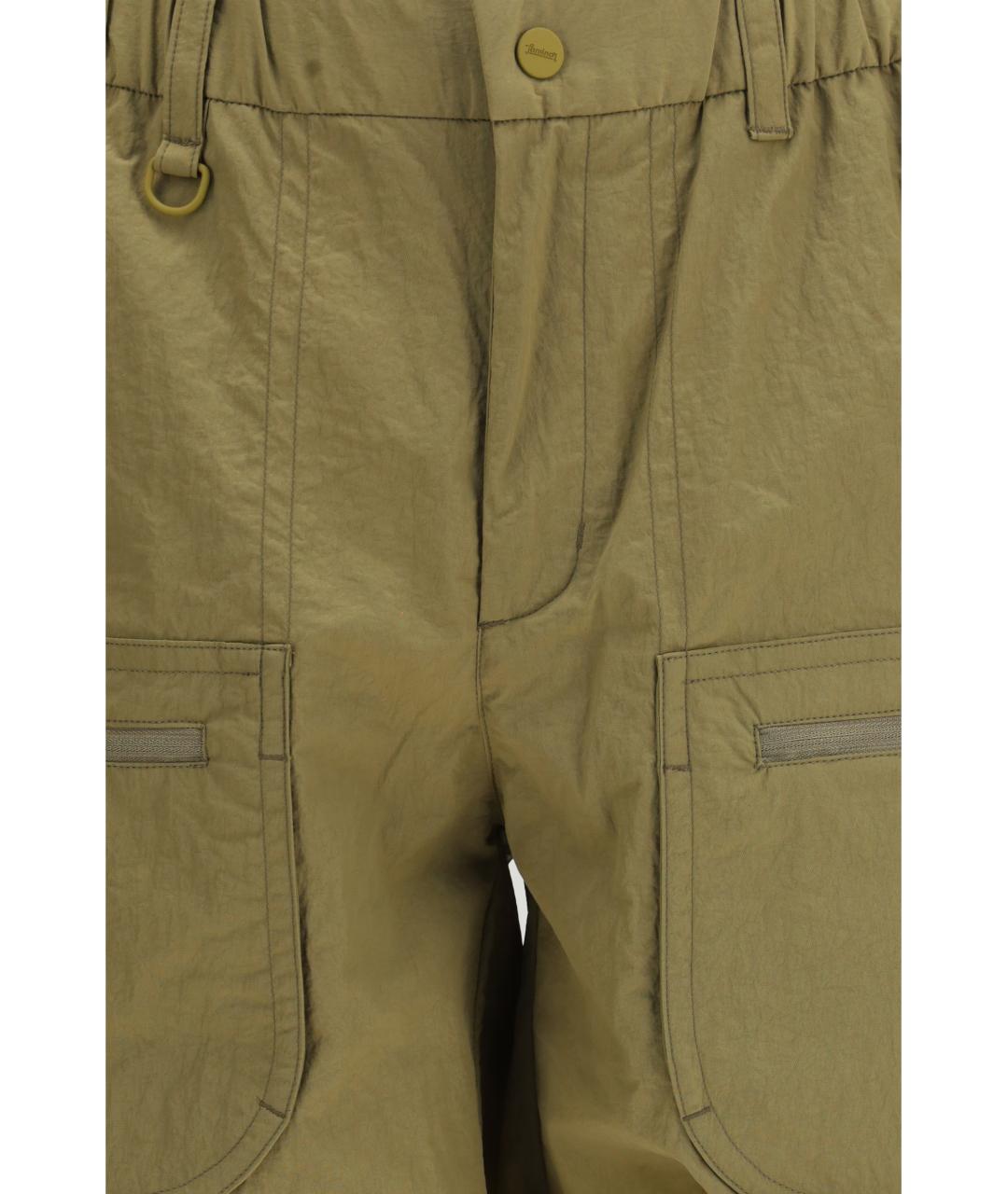 LAMINAR Хаки полиэстеровые шорты, фото 3