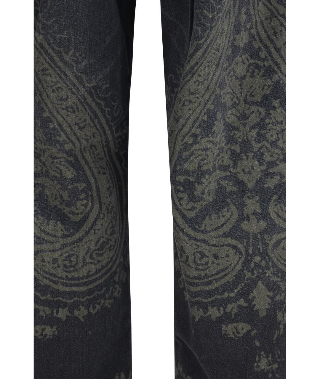 R13 Черные прямые джинсы, фото 3