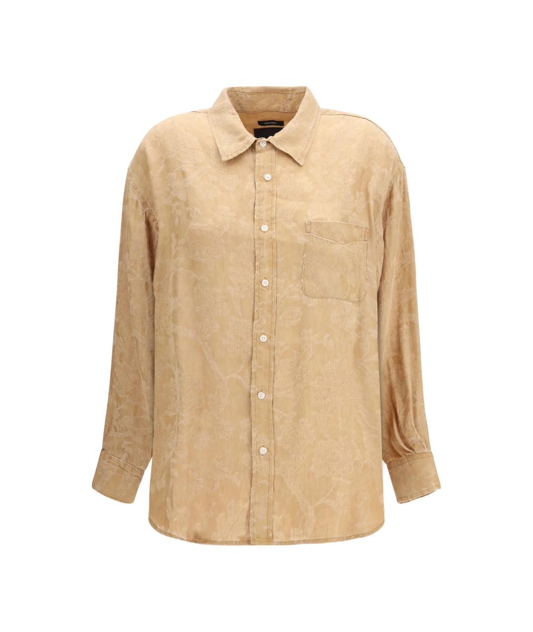 R13 Бежевая льняная рубашка, фото 1