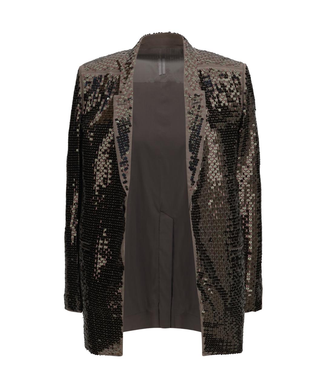 RICK OWENS Коричневый хлопковый жакет/пиджак, фото 1