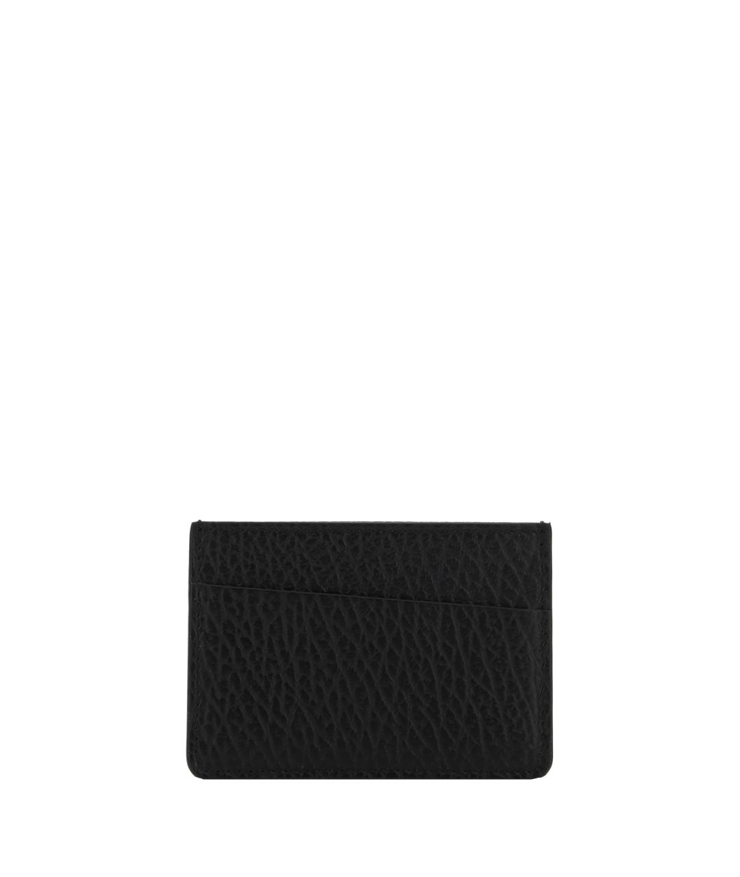 MAISON MARGIELA Черный кожаный кардхолдер, фото 1