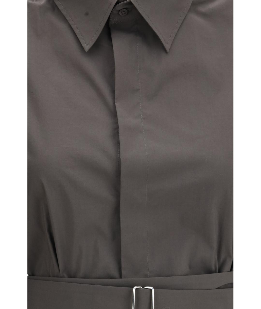 Sa Su Phi Серая хлопковая рубашка, фото 3