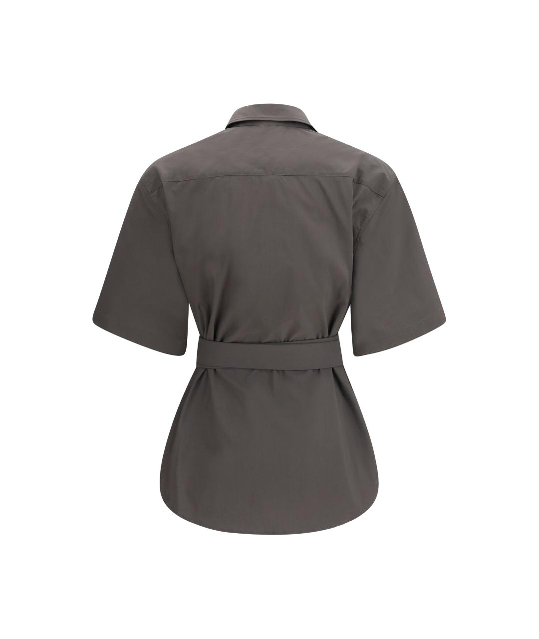 Sa Su Phi Серая хлопковая рубашка, фото 2