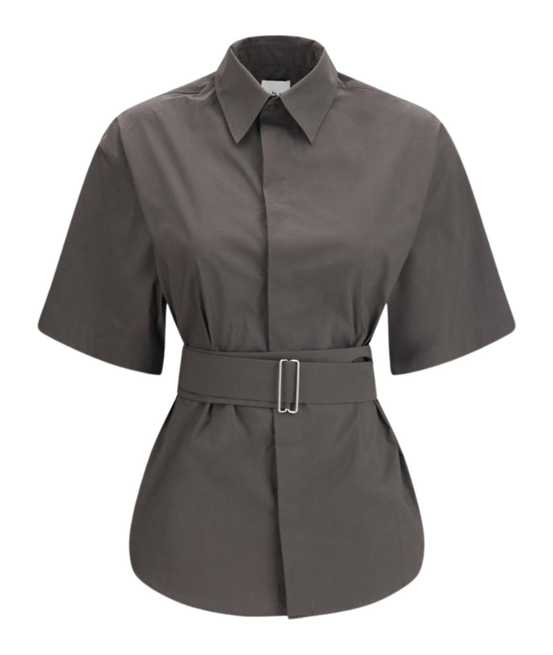 Sa Su Phi Серая хлопковая рубашка, фото 1