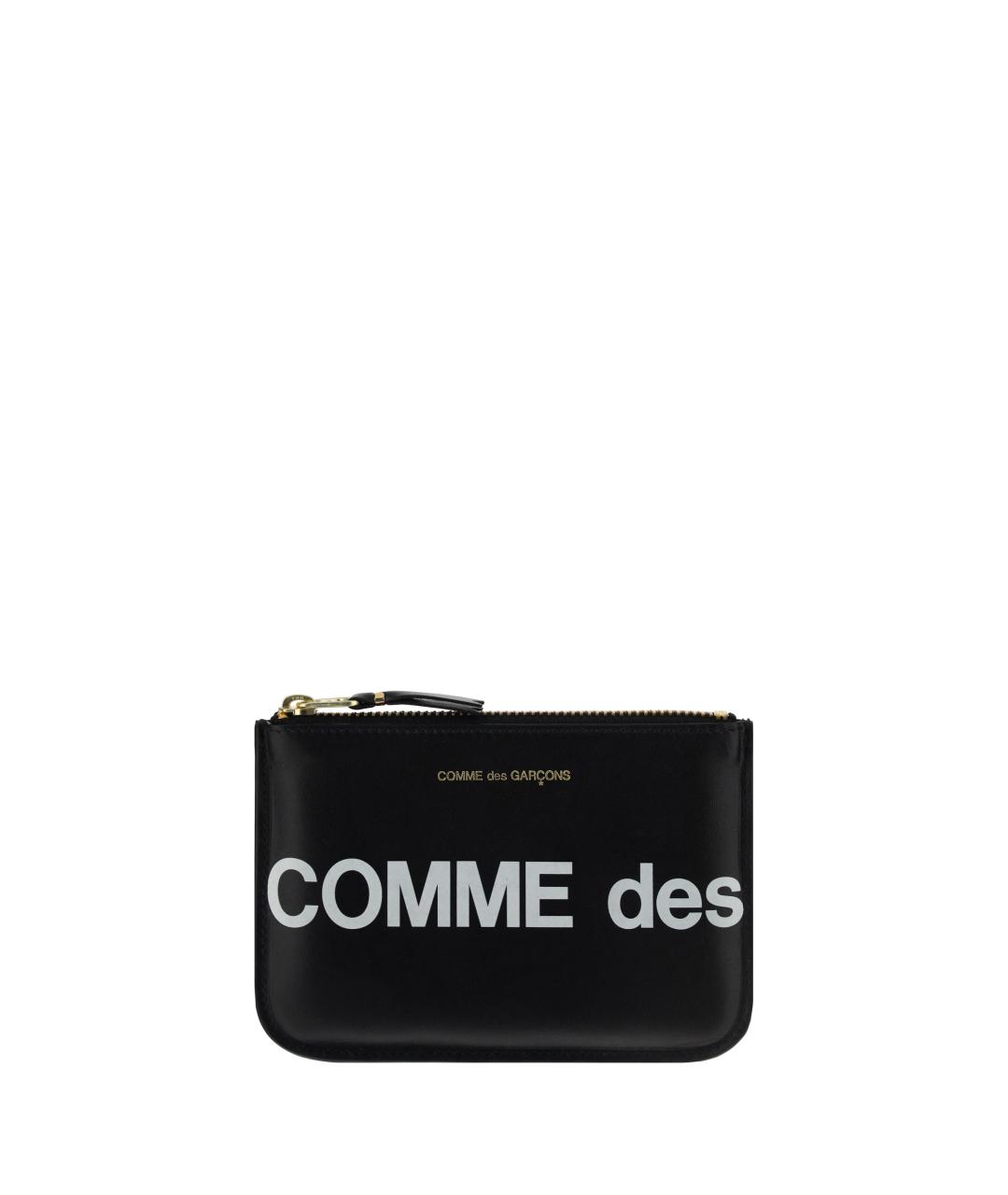 COMME DES GARÇONS Черный кожаный кошелек, фото 1